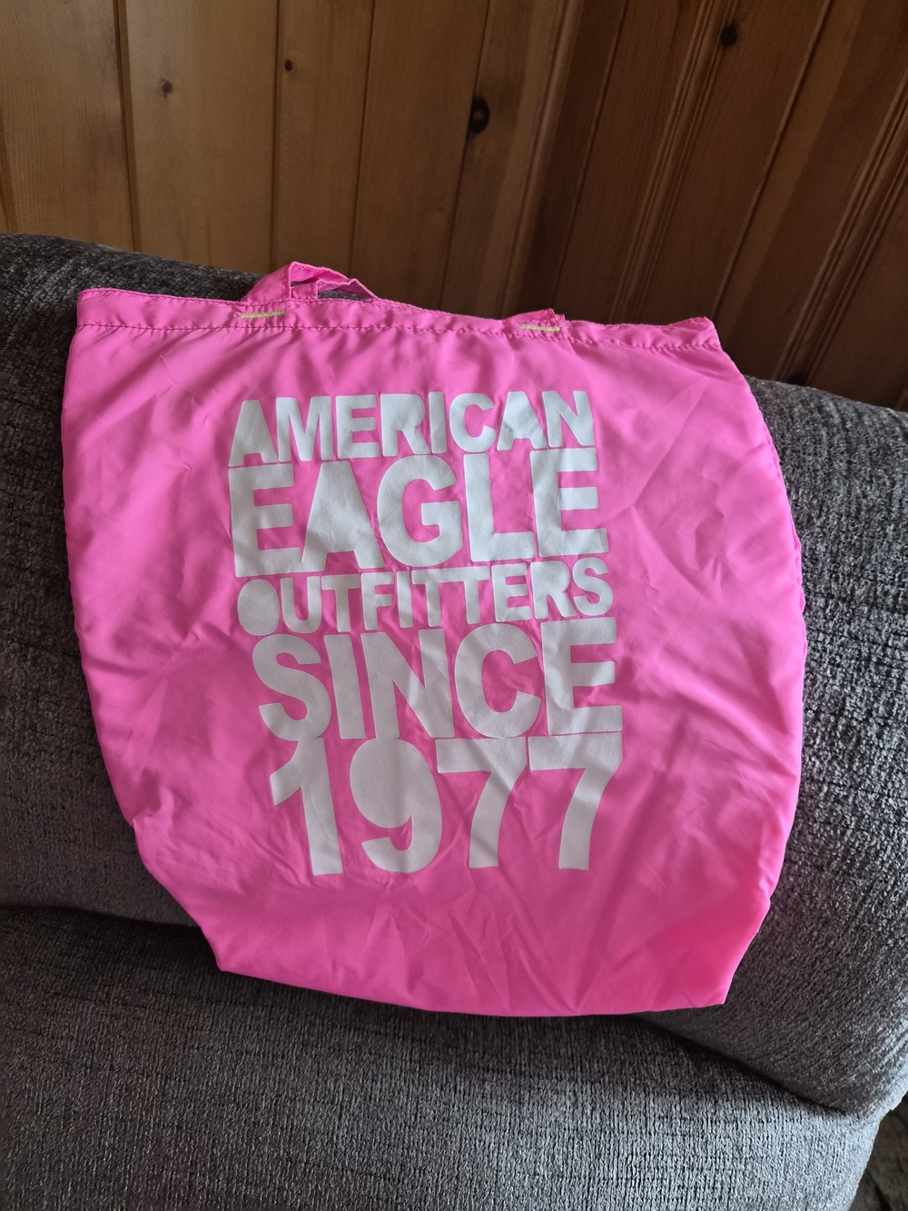 American Eagle Outfitters Pink Logo Tote
